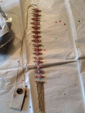 ANTHROPOLOGIE JEWELRY ROSE CASCADE NECKLACE